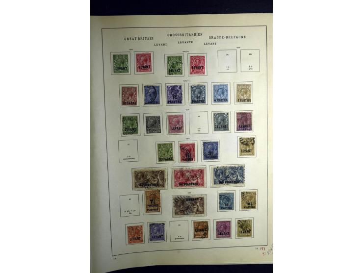 1850/1930, schöne meist gestempelte Sammlung, dabei Großbritannien mit besseren, Dienstmarken mit u.a. Mi.-Nr. 15, 24, 25, 60