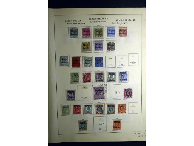 1850/1930, schöne meist gestempelte Sammlung, dabei Großbritannien mit besseren, Dienstmarken mit u.a. Mi.-Nr. 15, 24, 25, 60