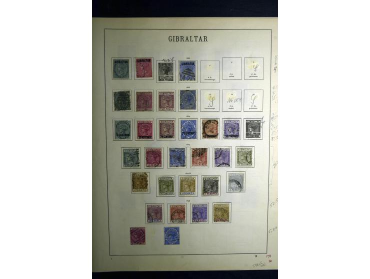1850/1930, schöne meist gestempelte Sammlung, dabei Großbritannien mit besseren, Dienstmarken mit u.a. Mi.-Nr. 15, 24, 25, 60