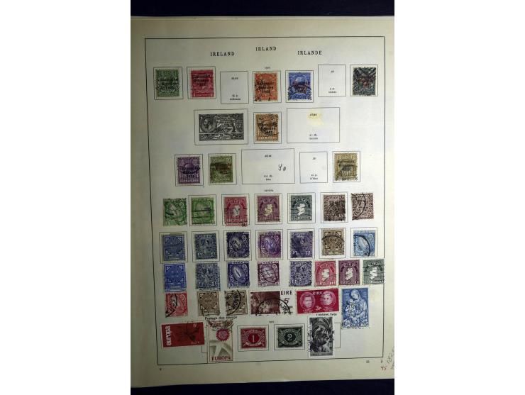 1850/1930, schöne meist gestempelte Sammlung, dabei Großbritannien mit besseren, Dienstmarken mit u.a. Mi.-Nr. 15, 24, 25, 60