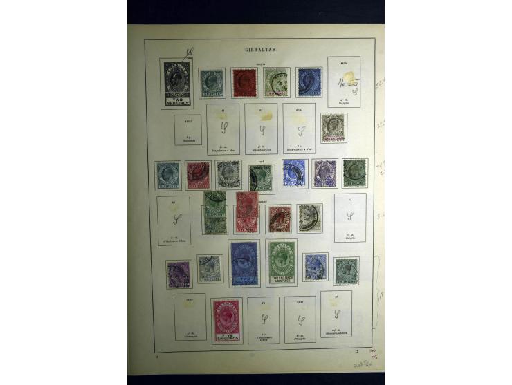 1850/1930, schöne meist gestempelte Sammlung, dabei Großbritannien mit besseren, Dienstmarken mit u.a. Mi.-Nr. 15, 24, 25, 60