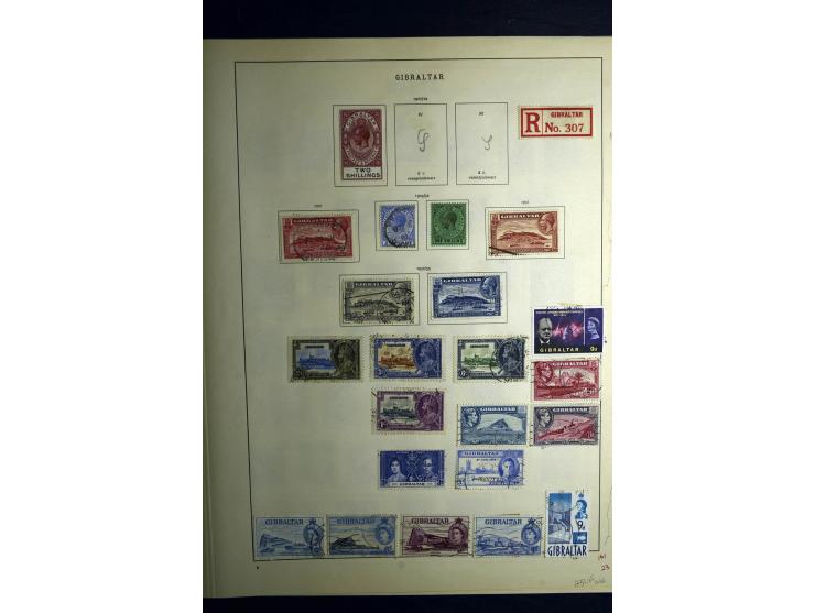 1850/1930, schöne meist gestempelte Sammlung, dabei Großbritannien mit besseren, Dienstmarken mit u.a. Mi.-Nr. 15, 24, 25, 60