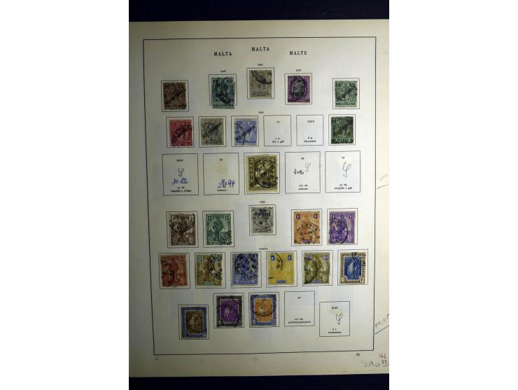 1850/1930, schöne meist gestempelte Sammlung, dabei Großbritannien mit besseren, Dienstmarken mit u.a. Mi.-Nr. 15, 24, 25, 60