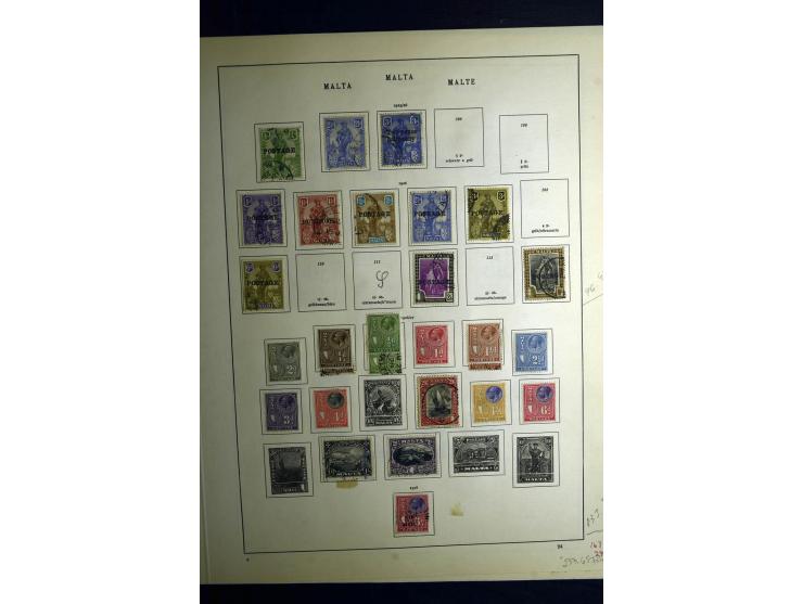1850/1930, schöne meist gestempelte Sammlung, dabei Großbritannien mit besseren, Dienstmarken mit u.a. Mi.-Nr. 15, 24, 25, 60