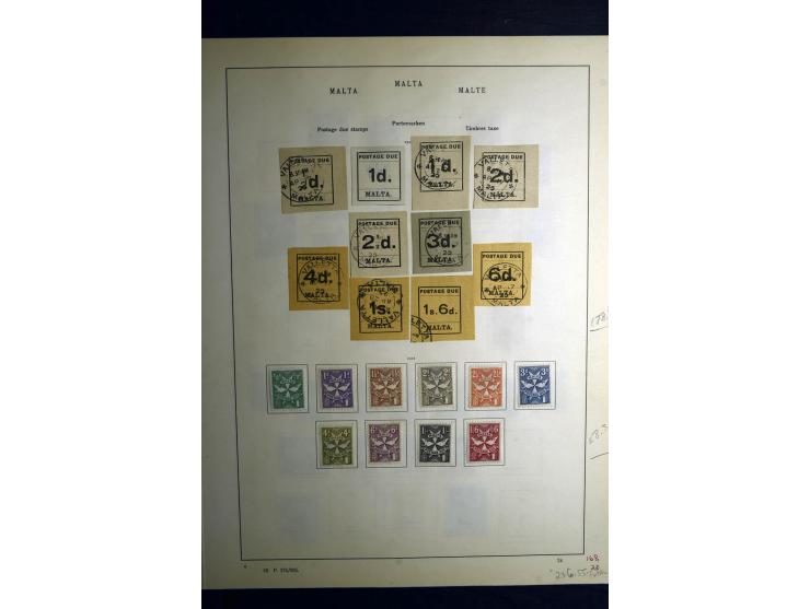 1850/1930, schöne meist gestempelte Sammlung, dabei Großbritannien mit besseren, Dienstmarken mit u.a. Mi.-Nr. 15, 24, 25, 60