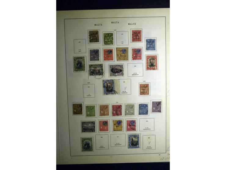 1850/1930, schöne meist gestempelte Sammlung, dabei Großbritannien mit besseren, Dienstmarken mit u.a. Mi.-Nr. 15, 24, 25, 60