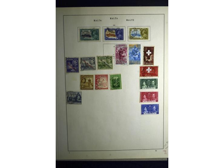 1850/1930, schöne meist gestempelte Sammlung, dabei Großbritannien mit besseren, Dienstmarken mit u.a. Mi.-Nr. 15, 24, 25, 60