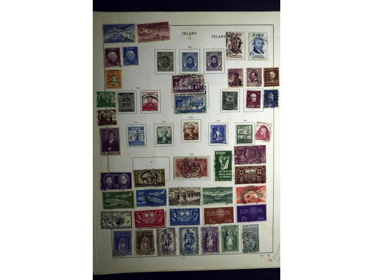 1850/1930, schöne meist gestempelte Sammlung, dabei Großbritannien mit besseren, Dienstmarken mit u.a. Mi.-Nr. 15, 24, 25, 60