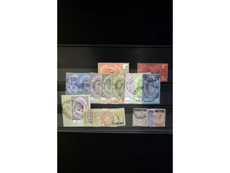 1850/1930, schöne meist gestempelte Sammlung, dabei Großbritannien mit besseren, Dienstmarken mit u.a. Mi.-Nr. 15, 24, 25, 60