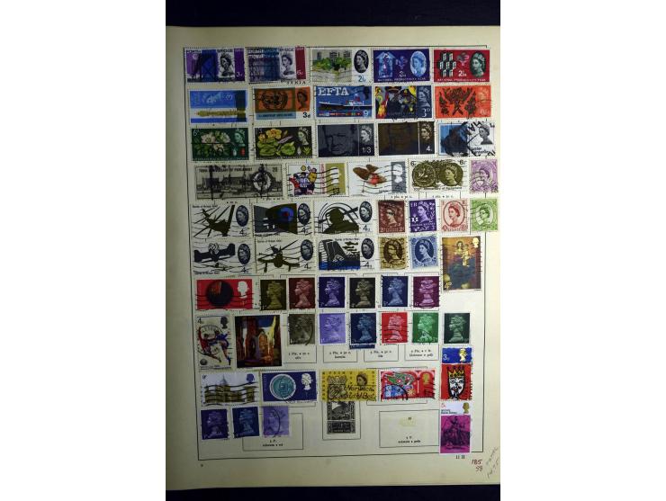1850/1930, schöne meist gestempelte Sammlung, dabei Großbritannien mit besseren, Dienstmarken mit u.a. Mi.-Nr. 15, 24, 25, 60
