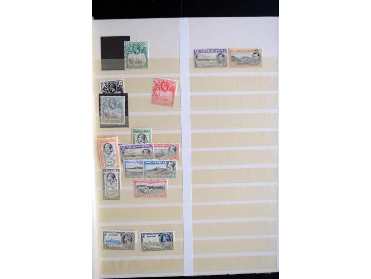 1850/1960 (ca.), postfrischer, ungebrauchter und gestempelter Bestand mit einer Vielzahl guter Ausgaben, dabei Pfund-Werte et