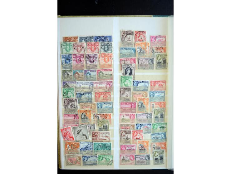 1850/1960 (ca.), postfrischer, ungebrauchter und gestempelter Bestand mit einer Vielzahl guter Ausgaben, dabei Pfund-Werte et