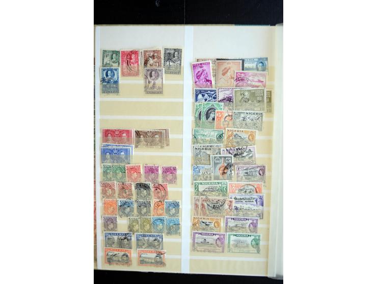 1850/1960 (ca.), postfrischer, ungebrauchter und gestempelter Bestand mit einer Vielzahl guter Ausgaben, dabei Pfund-Werte et
