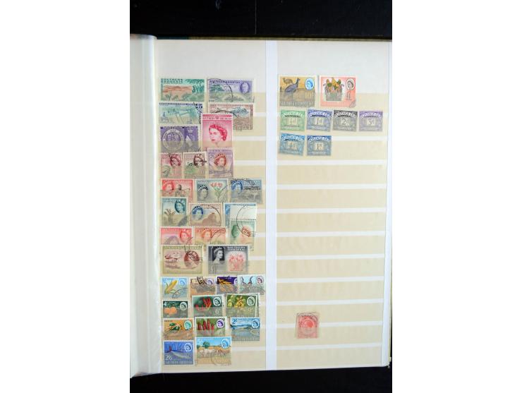 1850/1960 (ca.), postfrischer, ungebrauchter und gestempelter Bestand mit einer Vielzahl guter Ausgaben, dabei Pfund-Werte et