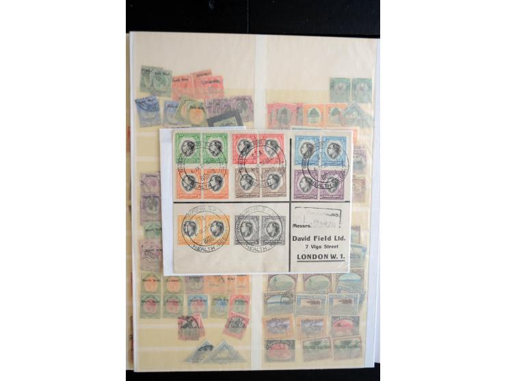 1850/1960 (ca.), postfrischer, ungebrauchter und gestempelter Bestand mit einer Vielzahl guter Ausgaben, dabei Pfund-Werte et