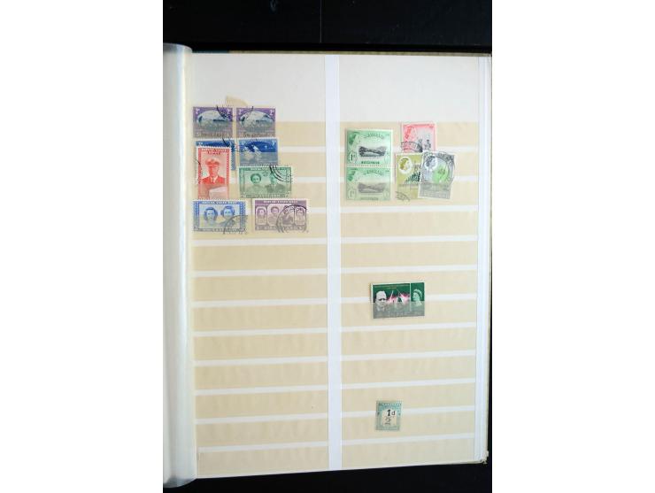 1850/1960 (ca.), postfrischer, ungebrauchter und gestempelter Bestand mit einer Vielzahl guter Ausgaben, dabei Pfund-Werte et