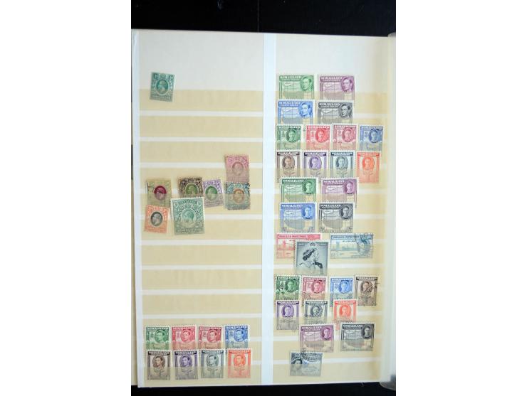 1850/1960 (ca.), postfrischer, ungebrauchter und gestempelter Bestand mit einer Vielzahl guter Ausgaben, dabei Pfund-Werte et