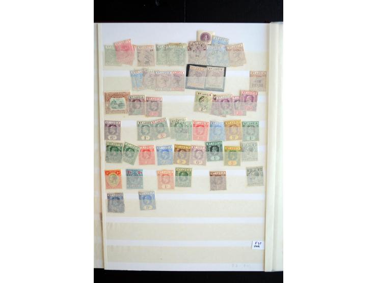 1850/1960 (ca.), postfrischer, ungebrauchter und gestempelter Bestand mit einer Vielzahl guter Ausgaben, dabei Pfund-Werte et