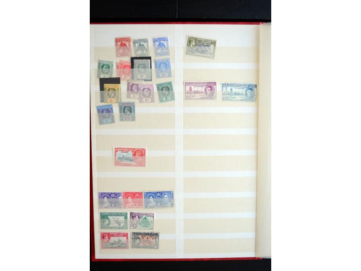 1850/1960 (ca.), postfrischer, ungebrauchter und gestempelter Bestand mit einer Vielzahl guter Ausgaben, dabei Pfund-Werte et