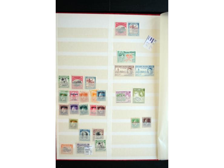 1850/1960 (ca.), postfrischer, ungebrauchter und gestempelter Bestand mit einer Vielzahl guter Ausgaben, dabei Pfund-Werte et
