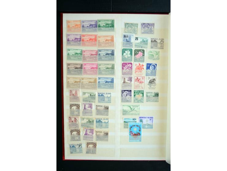 1850/1960 (ca.), postfrischer, ungebrauchter und gestempelter Bestand mit einer Vielzahl guter Ausgaben, dabei Pfund-Werte et
