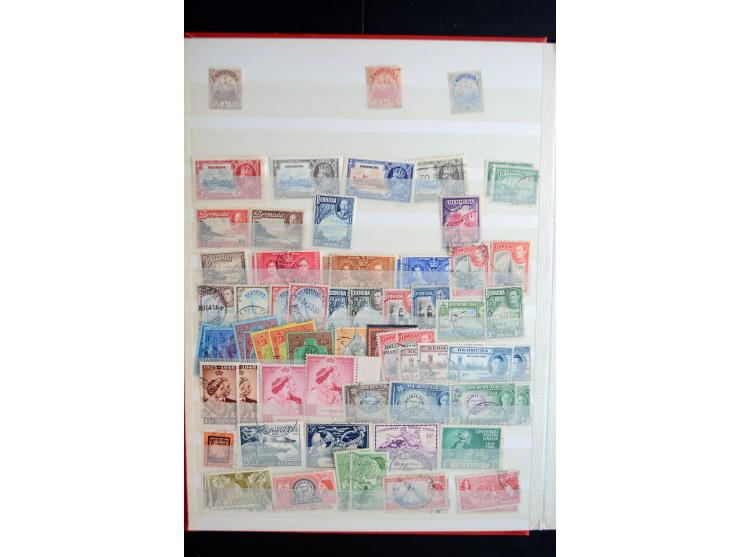 1850/1960 (ca.), postfrischer, ungebrauchter und gestempelter Bestand mit einer Vielzahl guter Ausgaben, dabei Pfund-Werte et