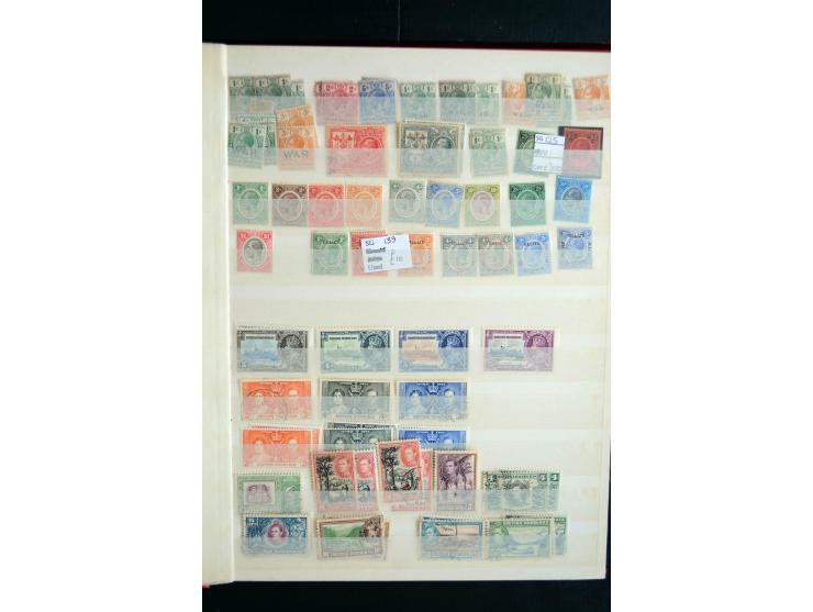 1850/1960 (ca.), postfrischer, ungebrauchter und gestempelter Bestand mit einer Vielzahl guter Ausgaben, dabei Pfund-Werte et