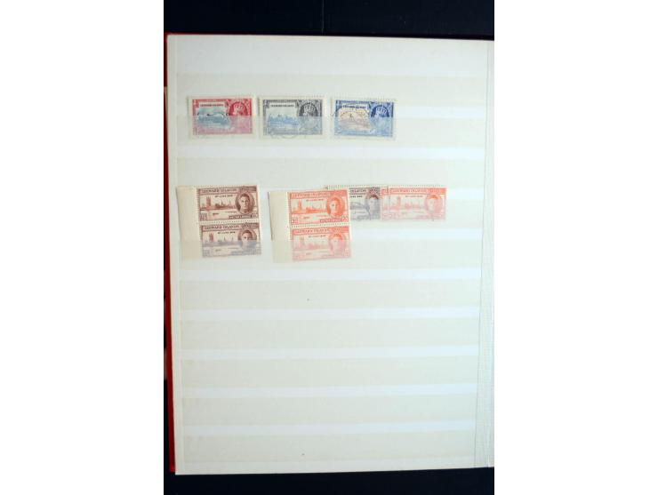 1850/1960 (ca.), postfrischer, ungebrauchter und gestempelter Bestand mit einer Vielzahl guter Ausgaben, dabei Pfund-Werte et