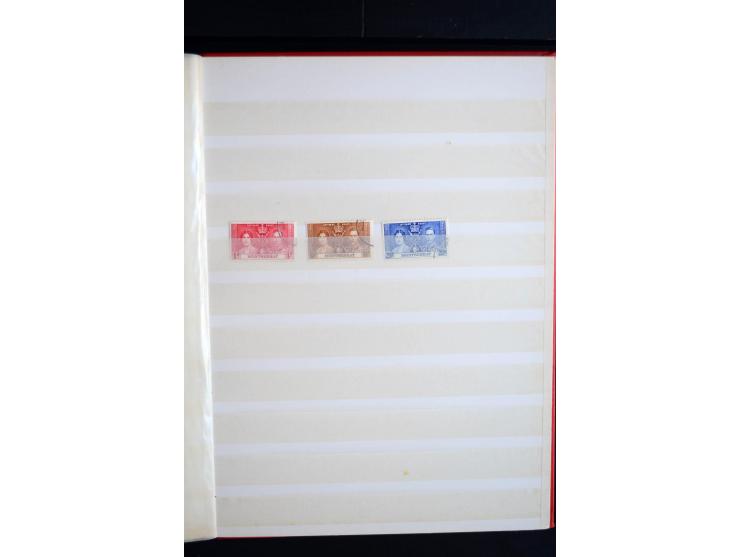 1850/1960 (ca.), postfrischer, ungebrauchter und gestempelter Bestand mit einer Vielzahl guter Ausgaben, dabei Pfund-Werte et