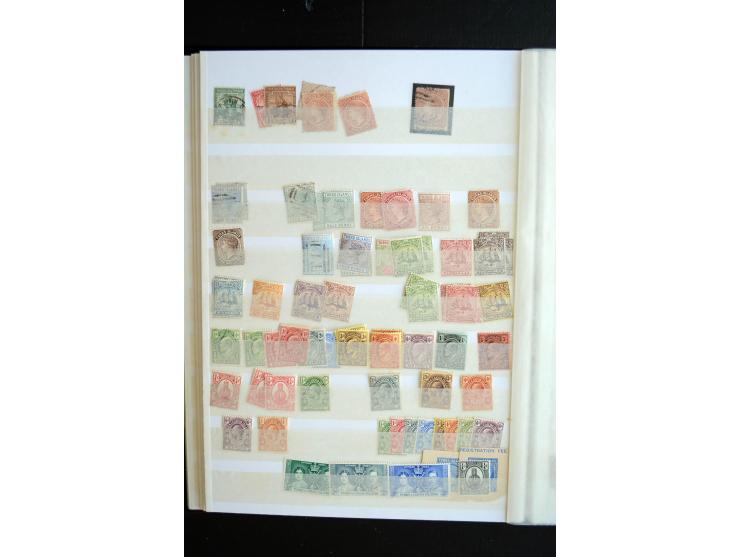 1850/1960 (ca.), postfrischer, ungebrauchter und gestempelter Bestand mit einer Vielzahl guter Ausgaben, dabei Pfund-Werte et