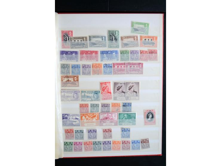 1850/1960 (ca.), postfrischer, ungebrauchter und gestempelter Bestand mit einer Vielzahl guter Ausgaben, dabei Pfund-Werte et