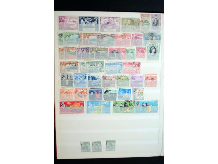 1850/1960 (ca.), postfrischer, ungebrauchter und gestempelter Bestand mit einer Vielzahl guter Ausgaben, dabei Pfund-Werte et