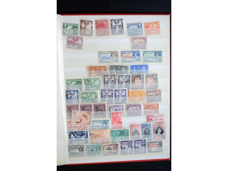 1850/1960 (ca.), postfrischer, ungebrauchter und gestempelter Bestand mit einer Vielzahl guter Ausgaben, dabei Pfund-Werte et