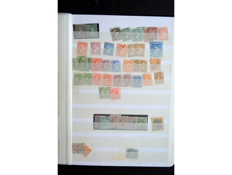 1850/1960 (ca.), postfrischer, ungebrauchter und gestempelter Bestand mit einer Vielzahl guter Ausgaben, dabei Pfund-Werte et