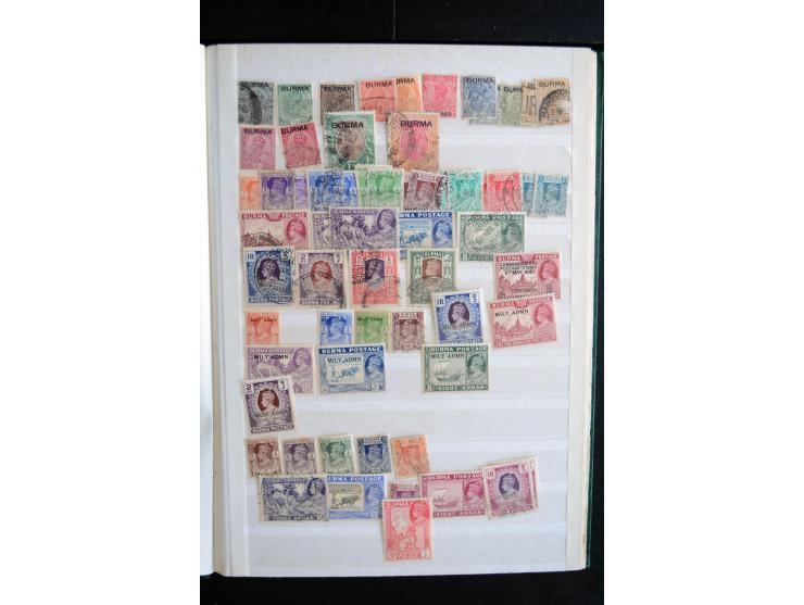 1850/1960 (ca.), postfrischer, ungebrauchter und gestempelter Bestand mit einer Vielzahl guter Ausgaben, dabei Pfund-Werte et