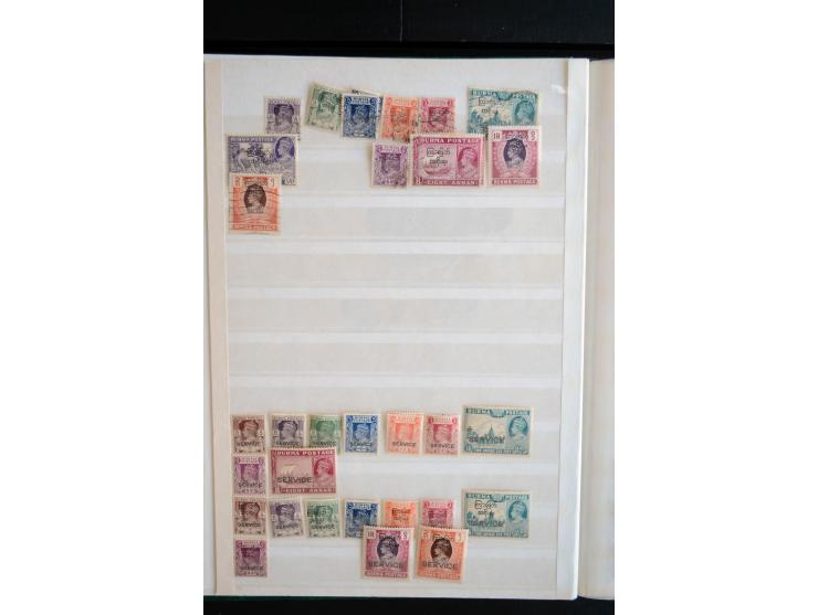 1850/1960 (ca.), postfrischer, ungebrauchter und gestempelter Bestand mit einer Vielzahl guter Ausgaben, dabei Pfund-Werte et