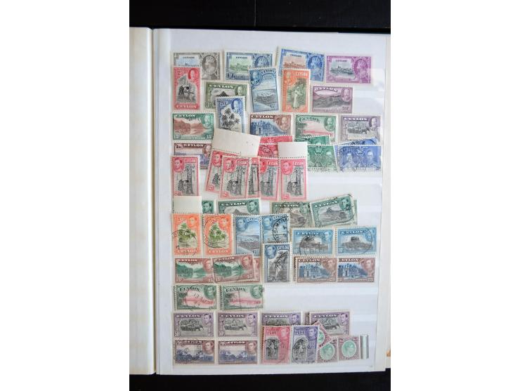 1850/1960 (ca.), postfrischer, ungebrauchter und gestempelter Bestand mit einer Vielzahl guter Ausgaben, dabei Pfund-Werte et