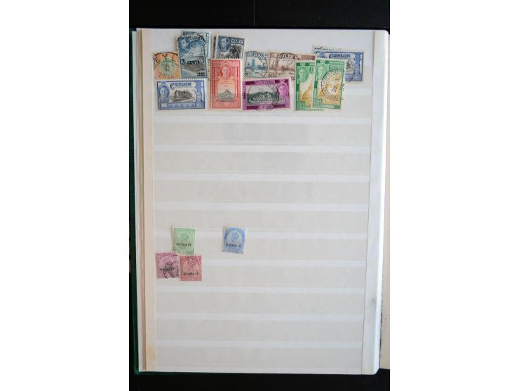 1850/1960 (ca.), postfrischer, ungebrauchter und gestempelter Bestand mit einer Vielzahl guter Ausgaben, dabei Pfund-Werte et