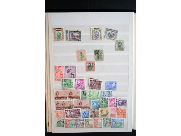 1850/1960 (ca.), postfrischer, ungebrauchter und gestempelter Bestand mit einer Vielzahl guter Ausgaben, dabei Pfund-Werte et
