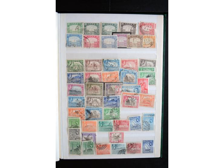 1850/1960 (ca.), postfrischer, ungebrauchter und gestempelter Bestand mit einer Vielzahl guter Ausgaben, dabei Pfund-Werte et