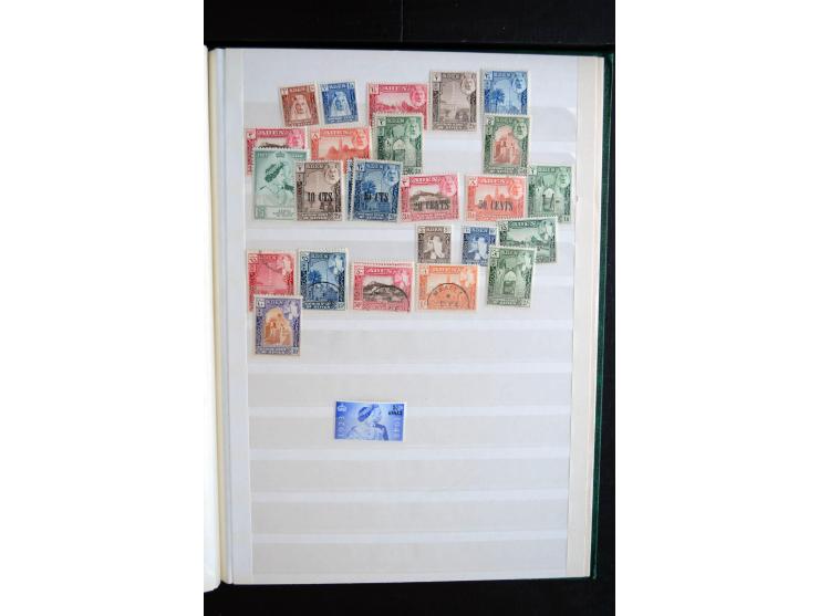 1850/1960 (ca.), postfrischer, ungebrauchter und gestempelter Bestand mit einer Vielzahl guter Ausgaben, dabei Pfund-Werte et