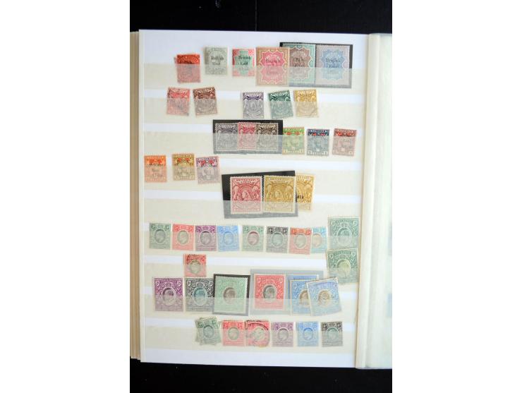 1850/1960 (ca.), postfrischer, ungebrauchter und gestempelter Bestand mit einer Vielzahl guter Ausgaben, dabei Pfund-Werte et
