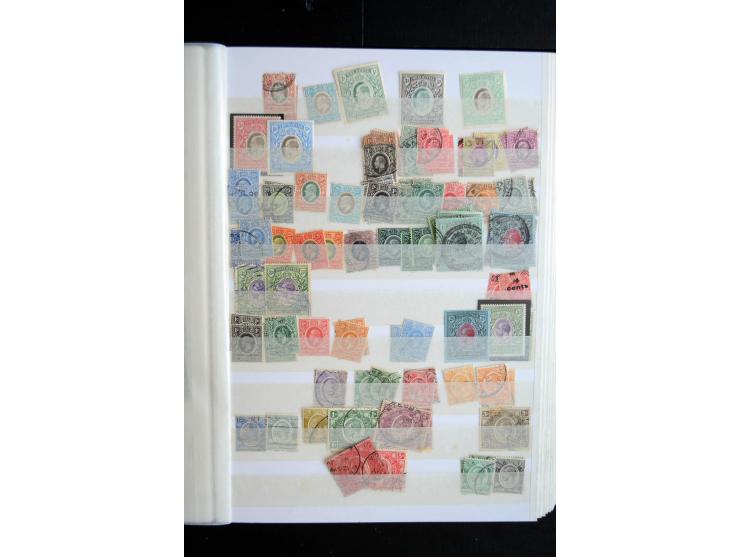 1850/1960 (ca.), postfrischer, ungebrauchter und gestempelter Bestand mit einer Vielzahl guter Ausgaben, dabei Pfund-Werte et