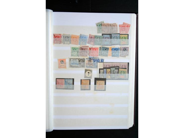 1850/1960 (ca.), postfrischer, ungebrauchter und gestempelter Bestand mit einer Vielzahl guter Ausgaben, dabei Pfund-Werte et
