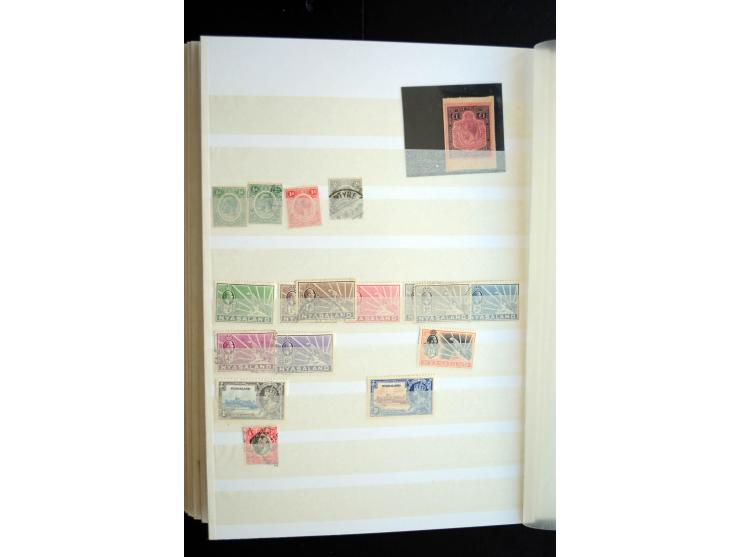 1850/1960 (ca.), postfrischer, ungebrauchter und gestempelter Bestand mit einer Vielzahl guter Ausgaben, dabei Pfund-Werte et
