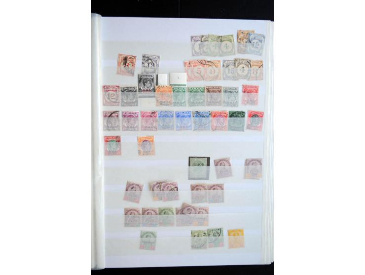 1850/1960 (ca.), postfrischer, ungebrauchter und gestempelter Bestand mit einer Vielzahl guter Ausgaben, dabei Pfund-Werte et