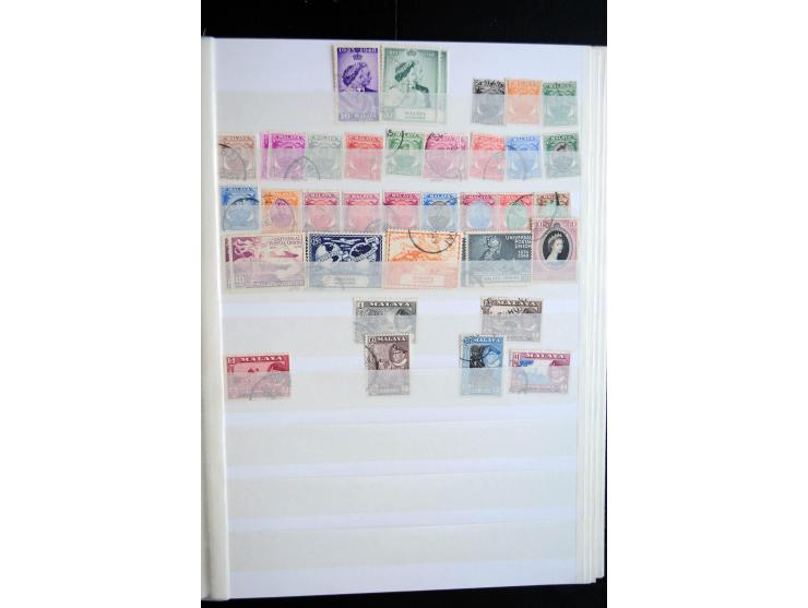 1850/1960 (ca.), postfrischer, ungebrauchter und gestempelter Bestand mit einer Vielzahl guter Ausgaben, dabei Pfund-Werte et