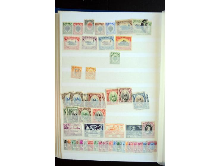 1850/1960 (ca.), postfrischer, ungebrauchter und gestempelter Bestand mit einer Vielzahl guter Ausgaben, dabei Pfund-Werte et