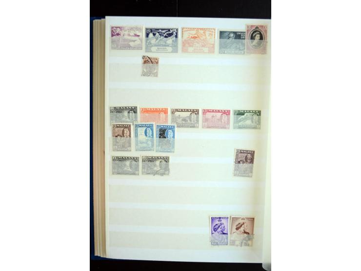 1850/1960 (ca.), postfrischer, ungebrauchter und gestempelter Bestand mit einer Vielzahl guter Ausgaben, dabei Pfund-Werte et