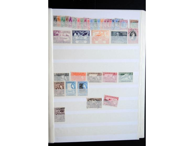 1850/1960 (ca.), postfrischer, ungebrauchter und gestempelter Bestand mit einer Vielzahl guter Ausgaben, dabei Pfund-Werte et
